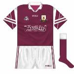 By the time of the 1999 win, the club had reverted to O'Neills jerseys, with Lynskeys, the pub owned by former Galway player Brendan, now the name on the front.