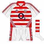 2007:
Another change in design, matching the style of Cork's new jersey.