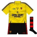2011:
When black was worn against Cork, a gold version of the nw goalkeeper kit was used.
