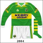 Long-sleeved version, bottom part of the sleeve plain green with lower gold stripe removed.