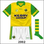 For reasons unknown, in 2002 O'Neills issued goalkeeper shirts which had plain collars, devoid of trim.