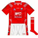 2007:
Another new jersey was required as the Boylesports deal ended, to be replaced by McCabe Builders.