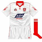 1997:
Worn against Cork in a league play-off in '97, though likely to have been used before that too.