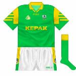 1998:
In Leinster championship game against Kildare, the previous style returned, paired with new unique shorts design.