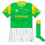 1996-98:
O'Neills utilised their 'Three Vs' style for the next change in the summer of '96, although effectively only the sleeves changed.