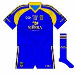 2010:
Identical to 2009 bar GAA logo, worn against Antrim.