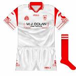 2001-03:
Used for two games against Derry in 2001 championship, Tyrone winning in Ulster before then losing in the All-Ireland quarter-finals. Revenge was gained in 2002 qualifiers.