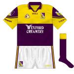 1999:
While the body was the same as the previous year, the sleeves were changed to a standard O'Neills design with the county crest now featuring.