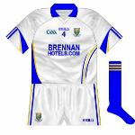 2013:
New style of change shirt used for the league game against Cavan.